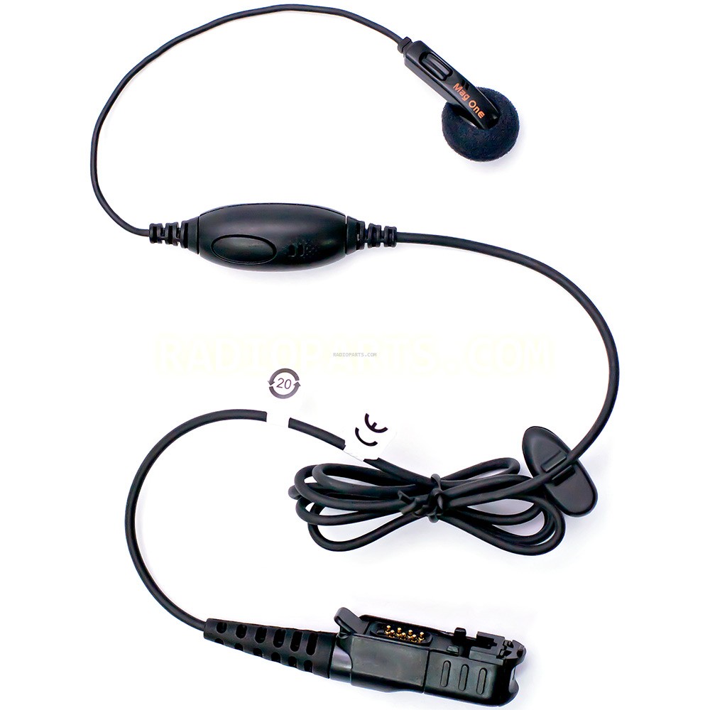 EARBUD W IN-LINE MIC/PTT, MAG ONE