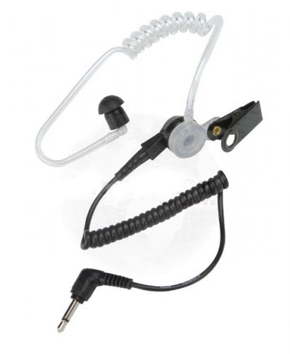 Наушник на прием с прозрачной акустической трубкой