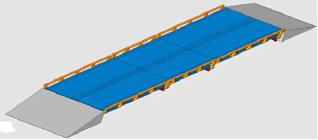 BASSAN GLOBALx2 80T 3x18m FULLY ELECTRONIC ABOVE GROUND SCALE