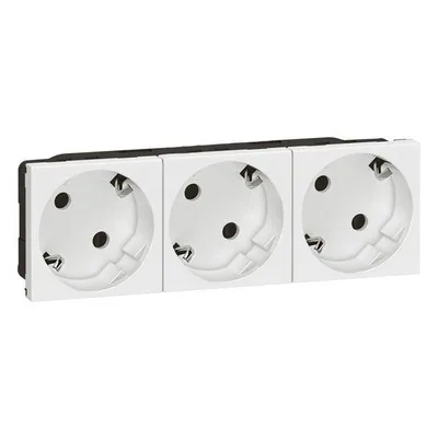 Розетка для монтажа в систему DLP 6-и модульная 