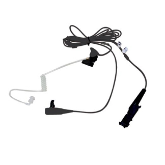 2-WIRE SURVEILLANCE KIT W/QUICK DISCONNECT CLEAR ACOUSTIC TUBE,BLACK