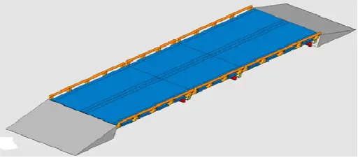 BASSAN GLOBALx2 80T 3x18m FULLY ELECTRONIC ABOVE GROUND SCALE